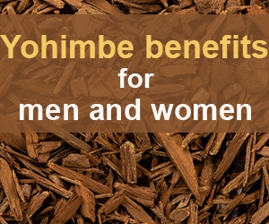 Benefits of usage Yohimbine for men and women. Possible side effects